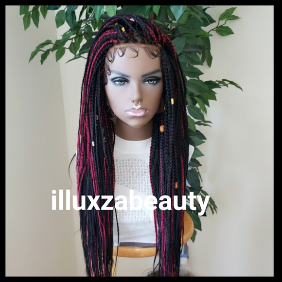 360 handmade braiding wig